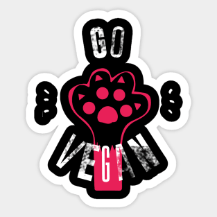 Go Vegan Sticker